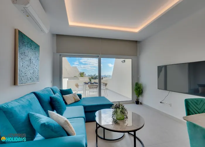 Lordos Deluxe 2bd Duplex With Pool And Seaview * לרנקה