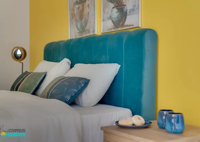 Lordos Deluxe 2bd Duplex With Pool And Seaview דירה לרנקה