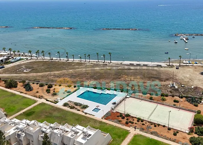 דירה Lordos Deluxe 2bd Duplex With Pool And Seaview *