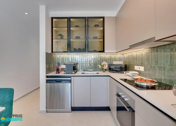 Apartament Lordos Deluxe 2bd Duplex With Pool And Seaview